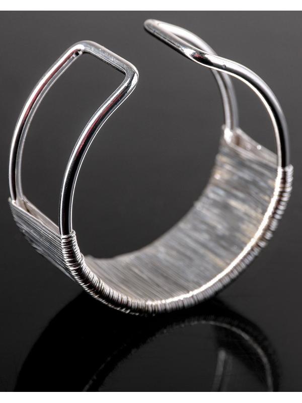 Кольцо для салфеток «Аврора», 4,5×2 см, цвет серебряный