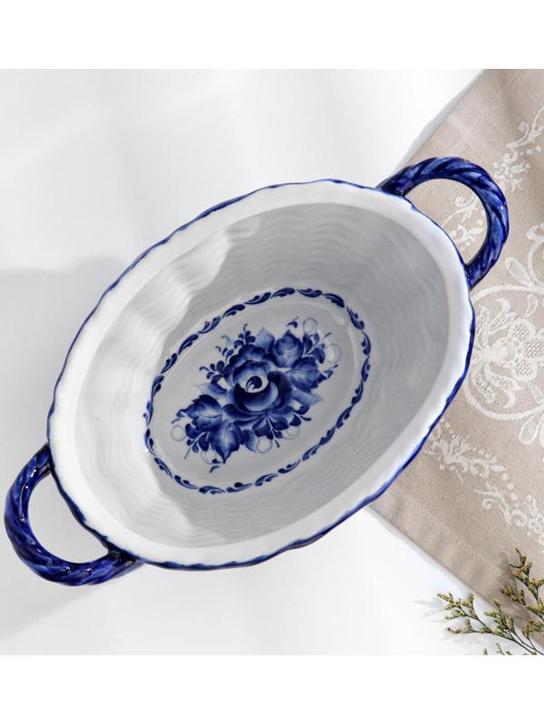 Кастрюля «Уховница», гжель