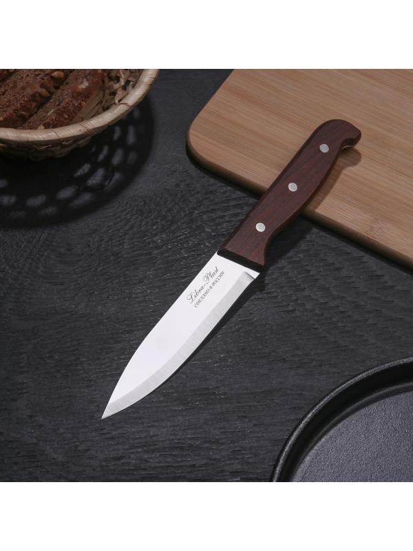 Нож кухонный «Классик», лезвие 13 см, деревянная рукоять