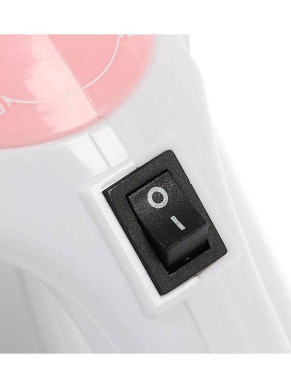 Отпариватель KELLI KL-312, ручной, 1800 Вт, 500 мл, насадка чайник, бело-розовый