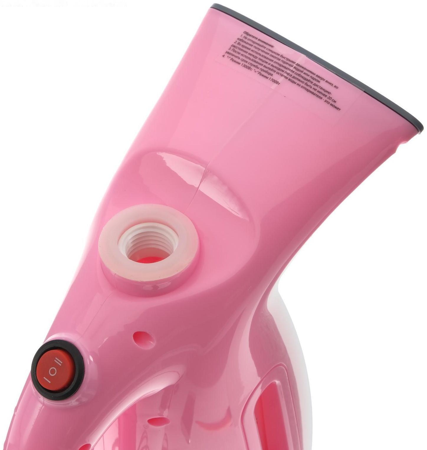 Отпариватель KELLI KL-317, ручной, 1700 Вт, 350 мл, розовый