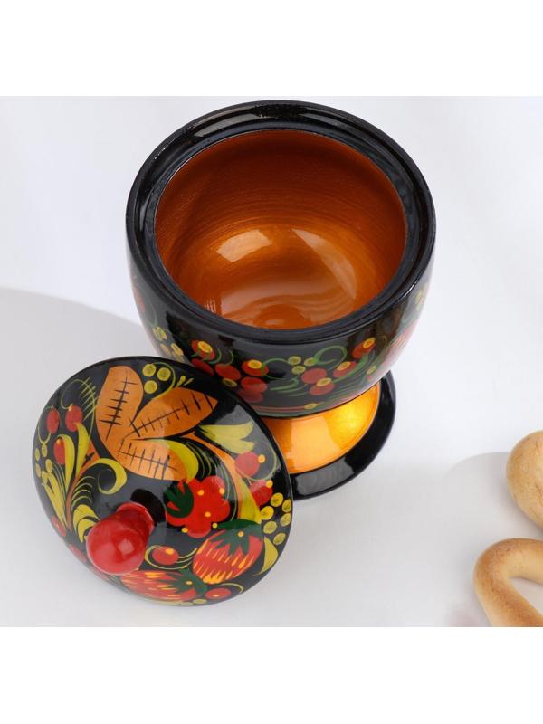 Поставок на ножке, 9×13 см, хохлома