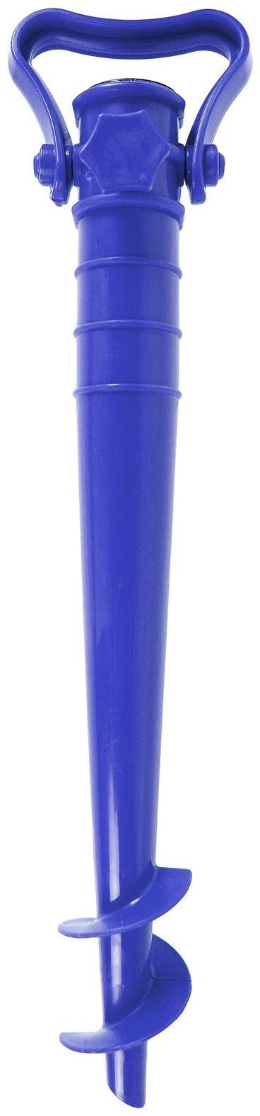 Подставка для крепления зонта в песке, 40 см, с фиксатором, цвета МИКС