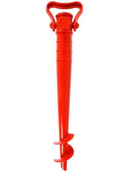 Подставка для крепления зонта в песке, 40 см, с фиксатором, цвета МИКС