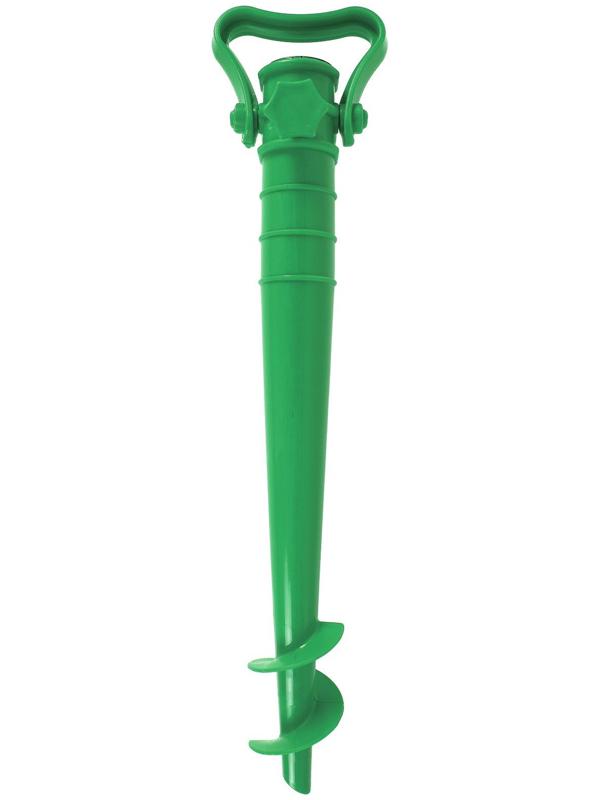 Подставка для крепления зонта в песке, 40 см, с фиксатором, цвета МИКС