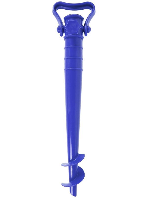 Подставка для крепления зонта в песке, 40 см, с фиксатором, цвета МИКС