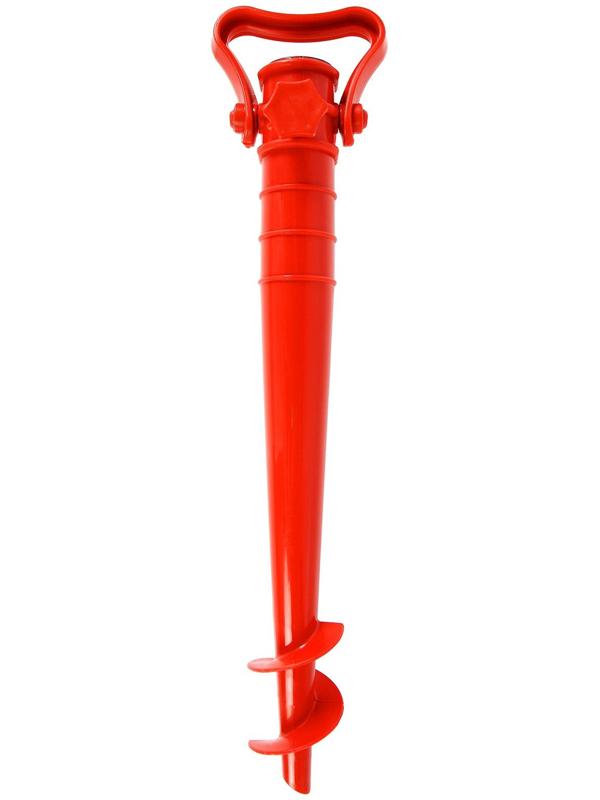 Подставка для крепления зонта в песке, 40 см, с фиксатором, цвета МИКС