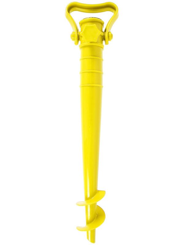 Подставка для крепления зонта в песке, 40 см, с фиксатором, цвета МИКС