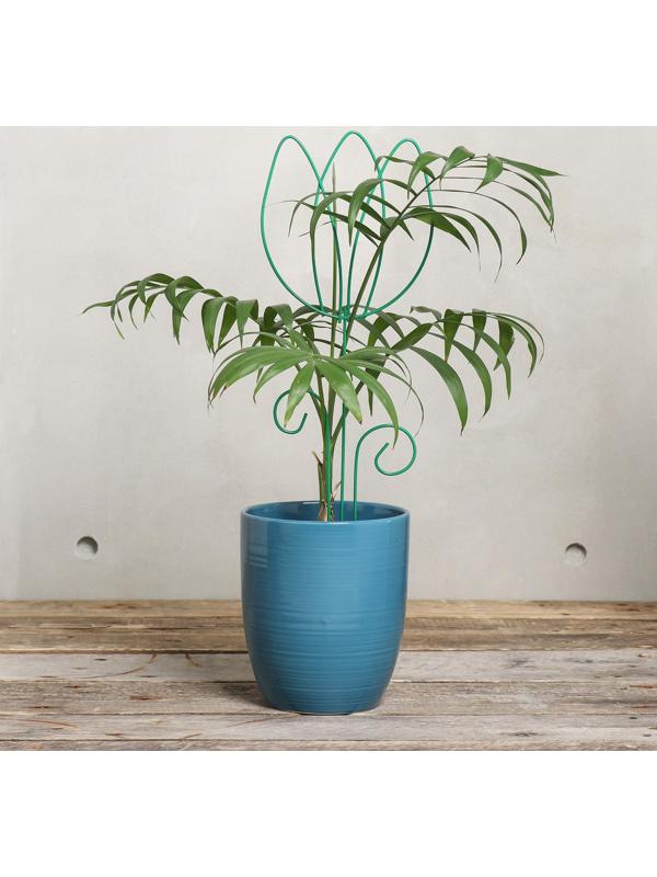 Шпалера, 45 × 15 × 0.3 см, металл, зелёная, «Тюльпан», цвет МИКС