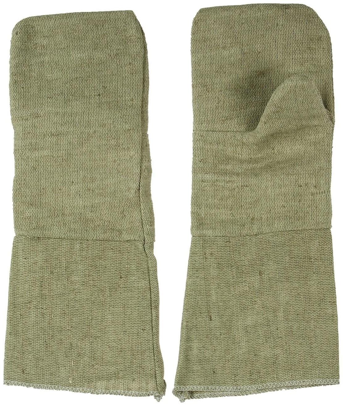 Рукавицы брезентовые, ОП2 плотность 480, зелёные