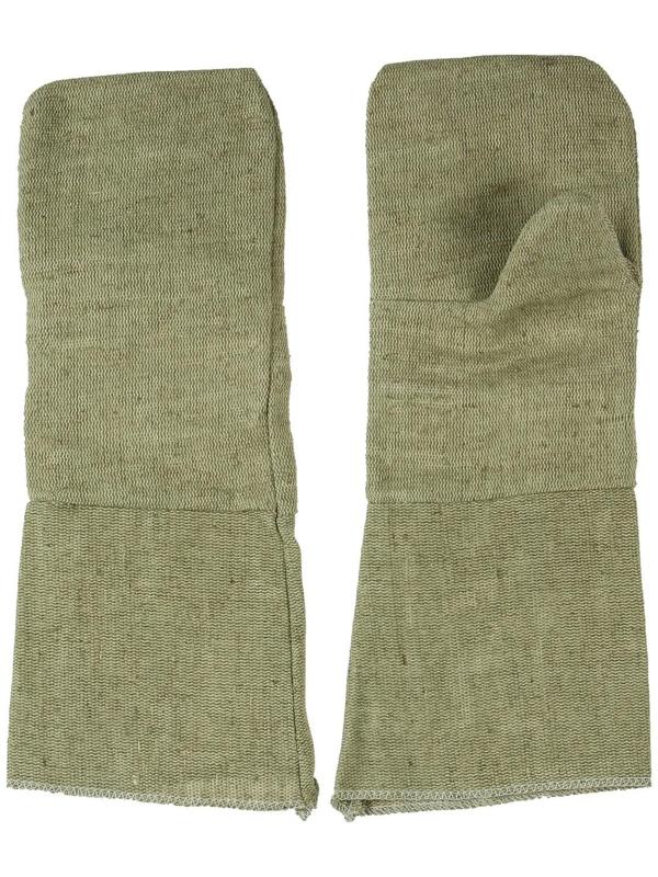 Рукавицы брезентовые, ОП2 плотность 480, зелёные