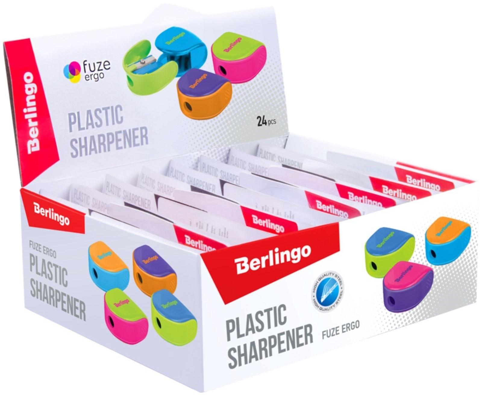 Точилка 1 отверстие с контейнером Berlingo 