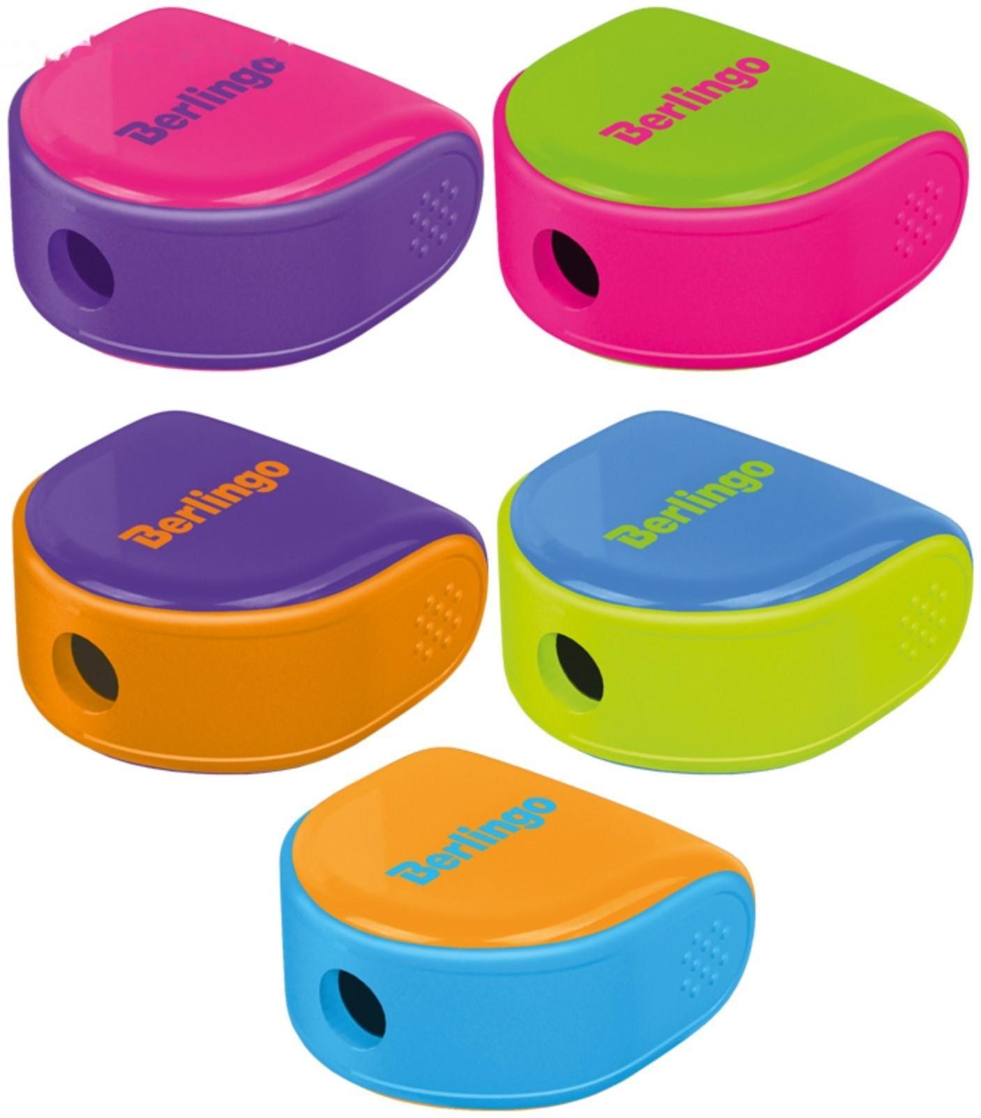 Точилка 1 отверстие с контейнером Berlingo 