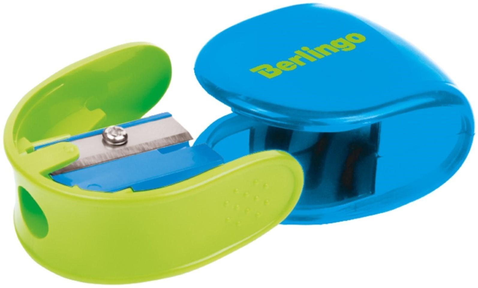 Точилка 1 отверстие с контейнером Berlingo 