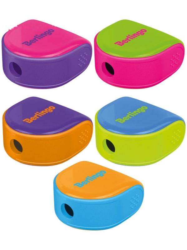 Точилка 1 отверстие с контейнером Berlingo 