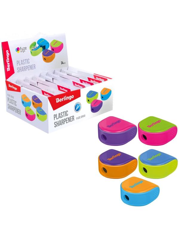 Точилка 1 отверстие с контейнером Berlingo 