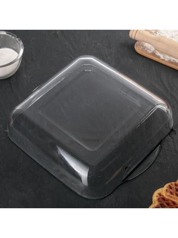 Набор квадратной посуды из жаропрочного стекла для запекания Borcam, 2 предмета: 3,2 л, 1,95 л