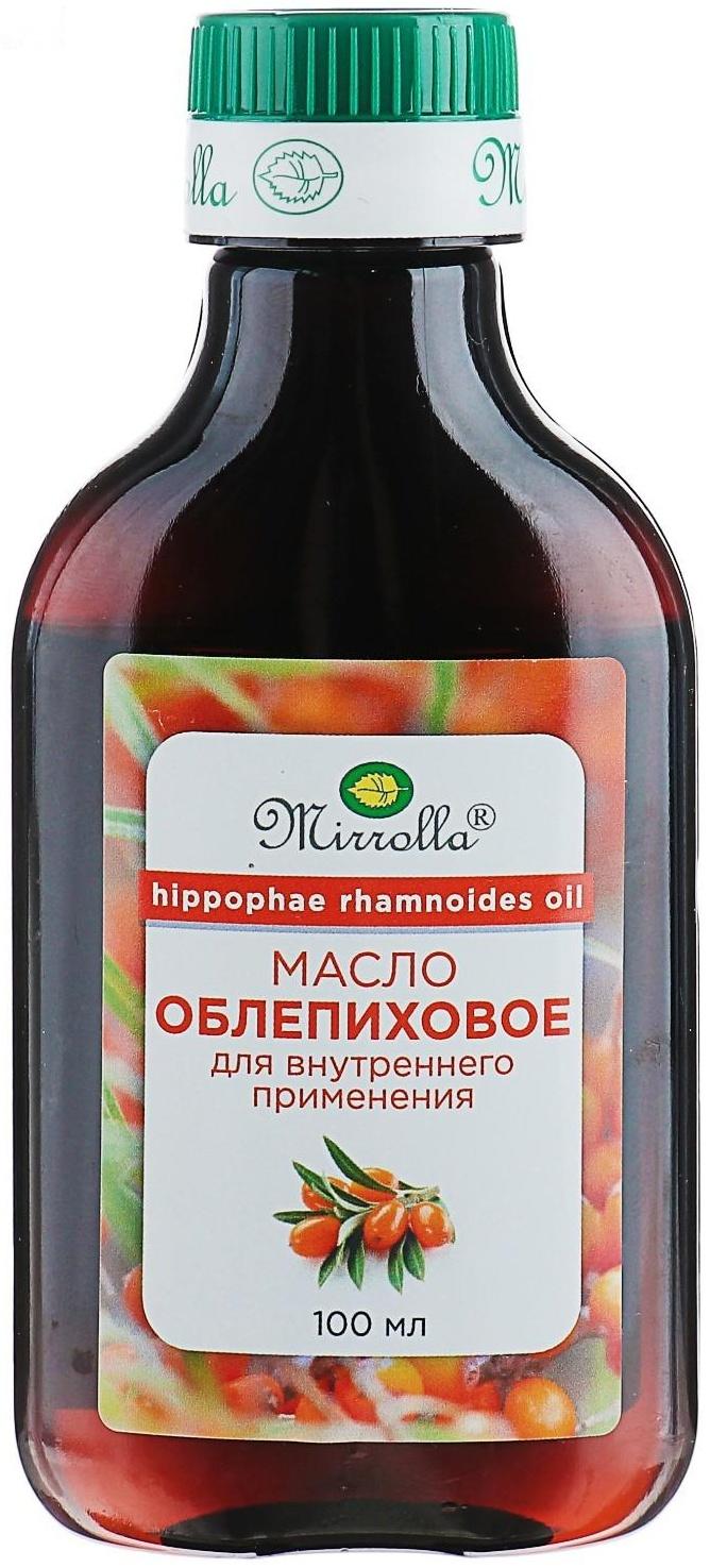 Масло облепиховое Mirrolla, пищевое, 100 мл