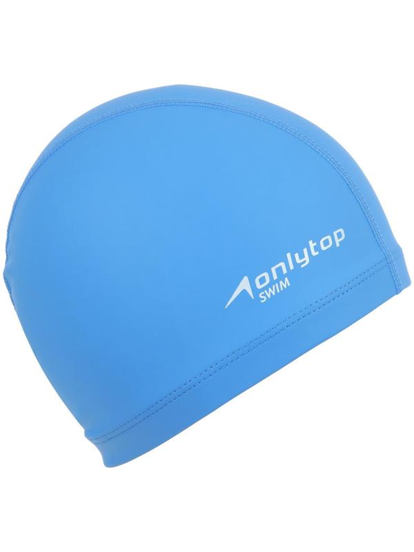 Шапочка для плавания взрослая, тканевая, обхват 54-60 см