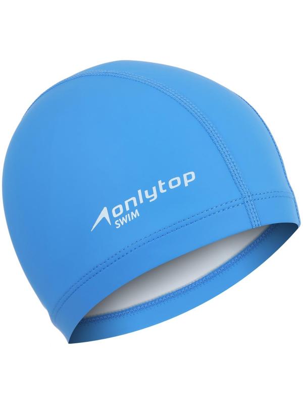 Шапочка для плавания взрослая, тканевая, обхват 54-60 см