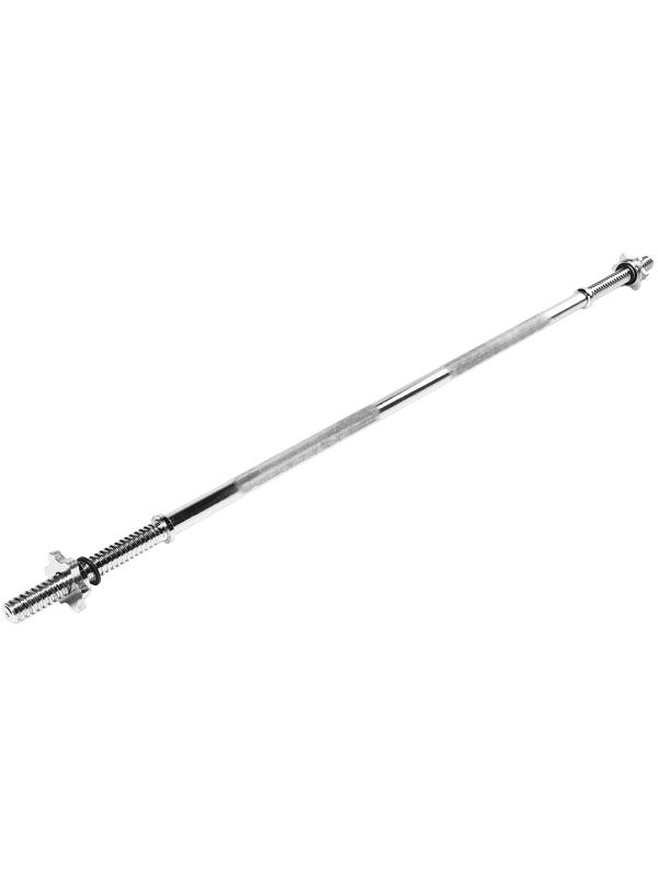 Гриф прямой с замками, вес 4,9 кг, 120 см, d=20 мм, до 100 кг