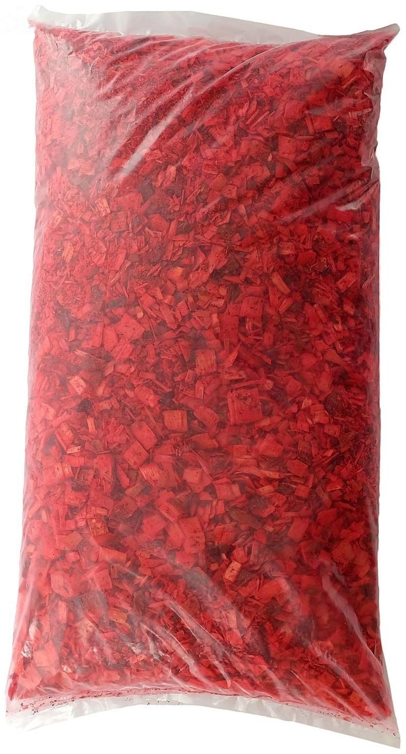 Щепа декоративная, красная 60л.