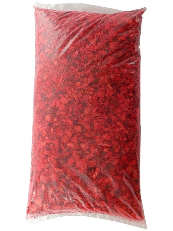 Щепа декоративная, красная 60л.