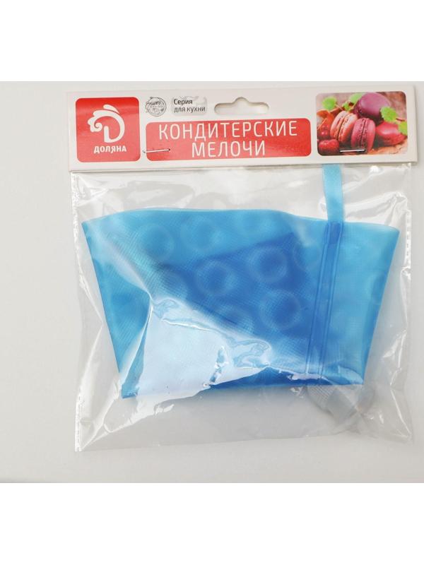 Набор кондитерский Доляна «Хоста», 8 предметов: мешок кондитерский 27×15 см, 6 насадок