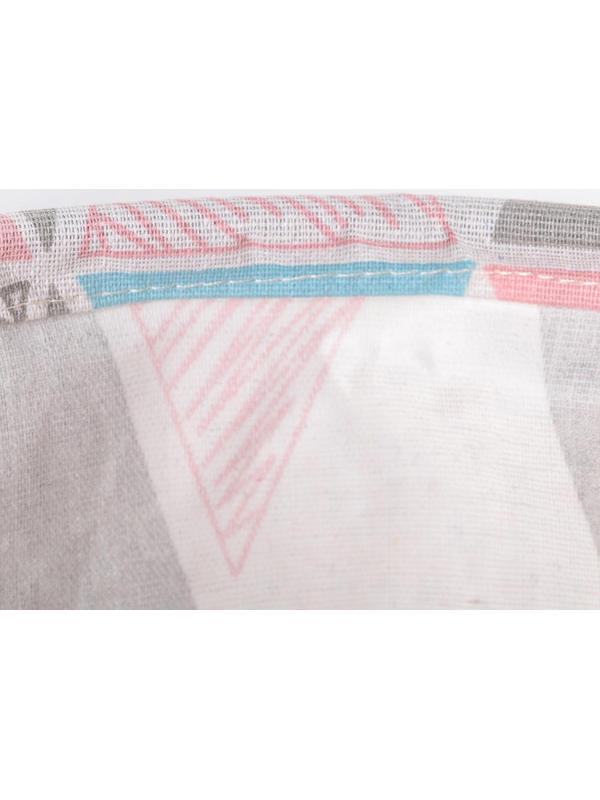 Корзина бельевая текстильная Доляна «Ромбы», 30×30×30 см