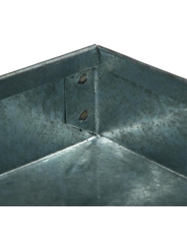 Поддон, 44 × 94 × 5 см, металл, серый