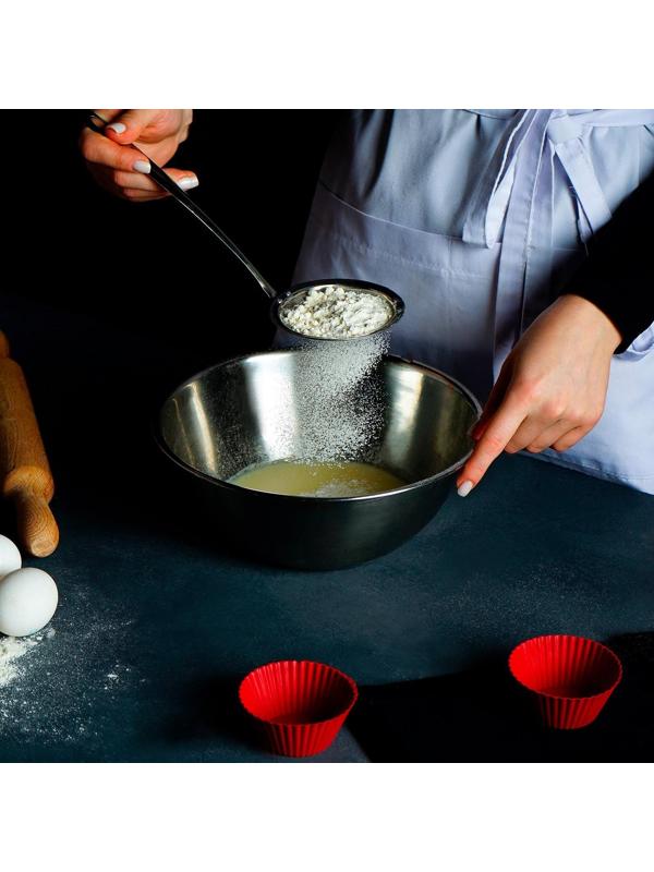 Сито для снятия пены Доляна «Металлик», 26×10 см