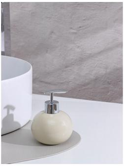 Дозатор для жидкого мыла Доляна «Карамель», 350 мл, цвет бежевый