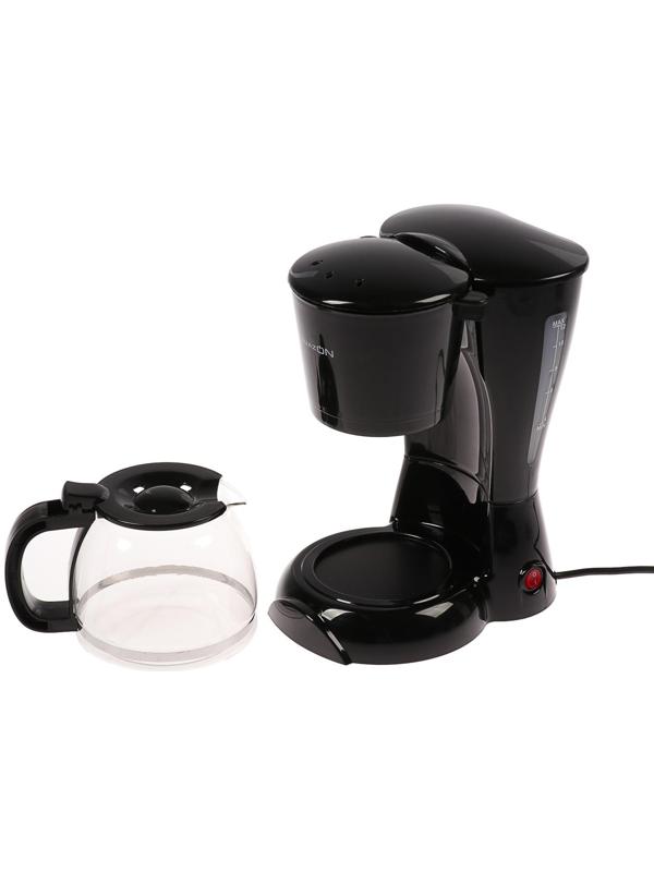 Кофеварка Luazon LKM-654, капельная, 900 Вт, 1.2 л, чёрная
