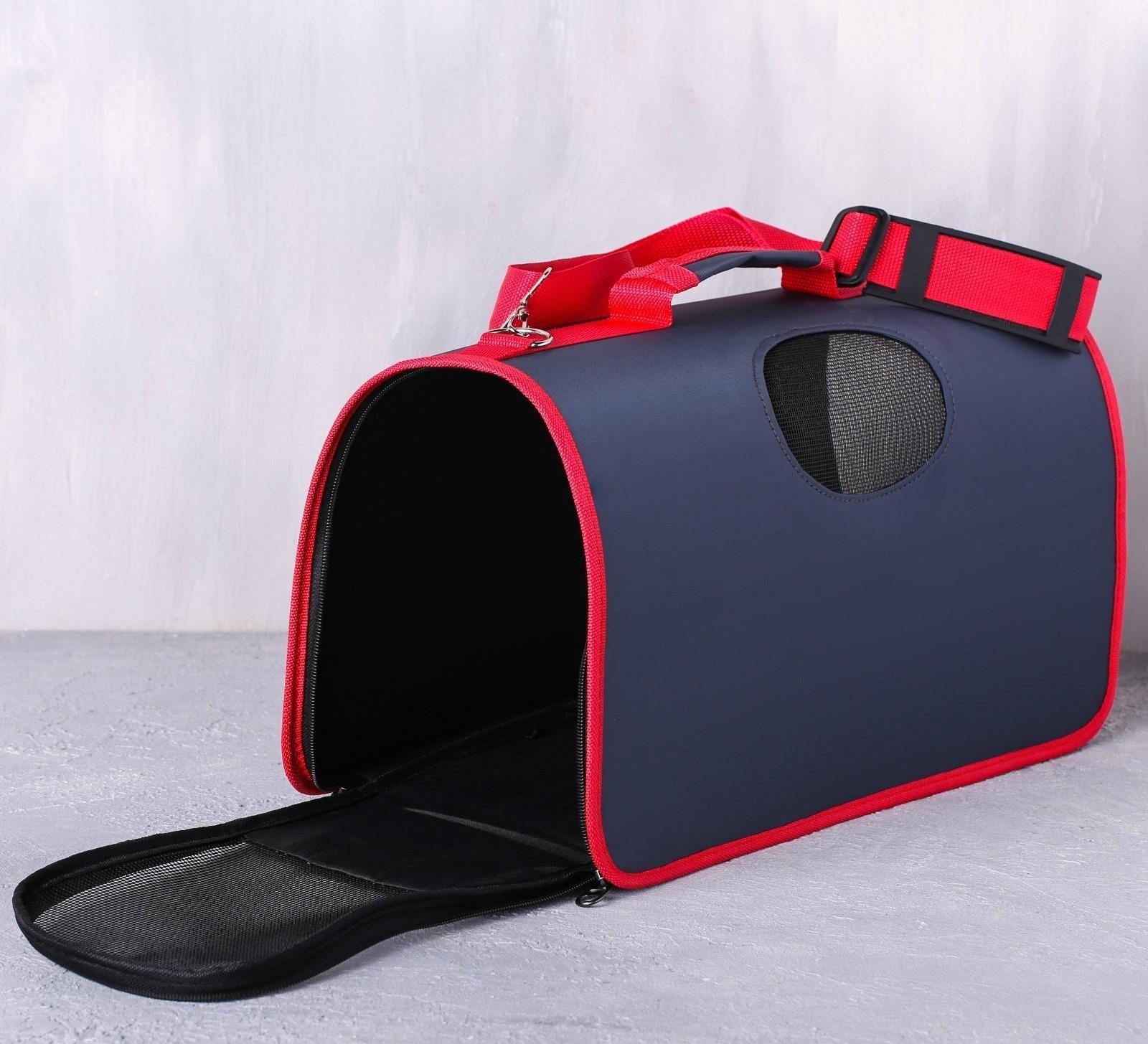 Сумка-переноска раскладная, каркасная «Погнали!» 45x27x20 см