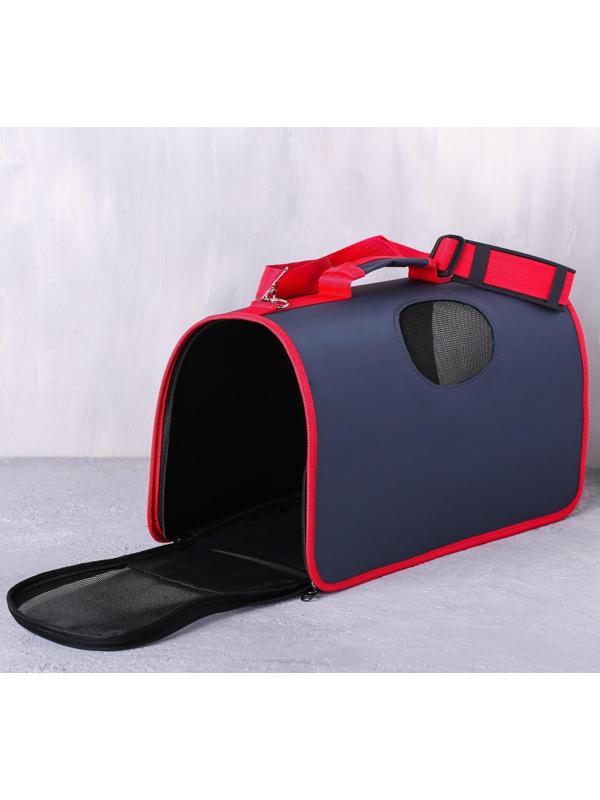 Сумка-переноска раскладная, каркасная «Погнали!» 45x27x20 см