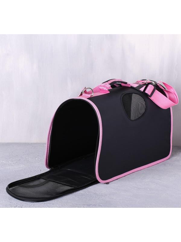 Сумка-переноска раскладная, каркасная Glamorous bag 45x27x20 см