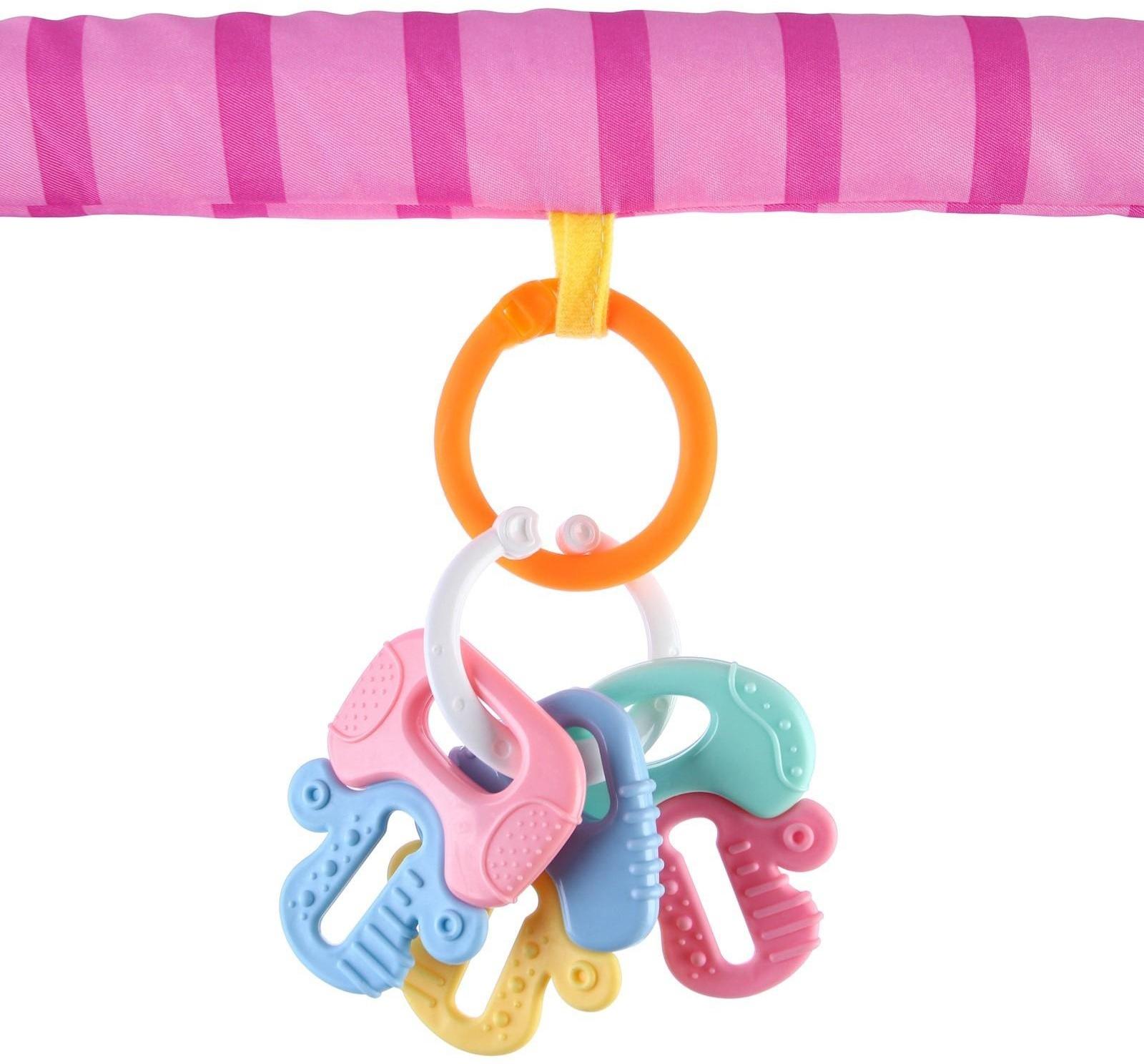 Дуга игровая мягкая на коляску/кроватку «Замочек», 46 - 68 см