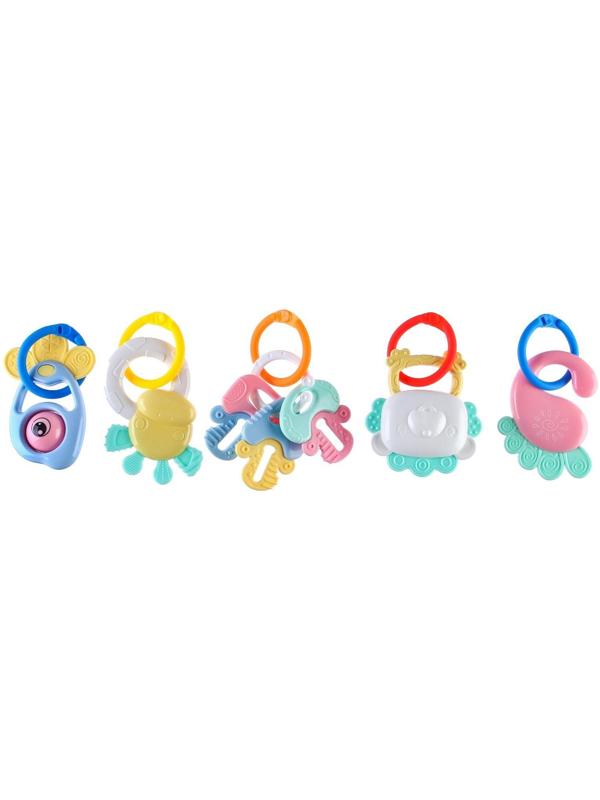 Дуга игровая мягкая на коляску/кроватку «Замочек», 46 - 68 см