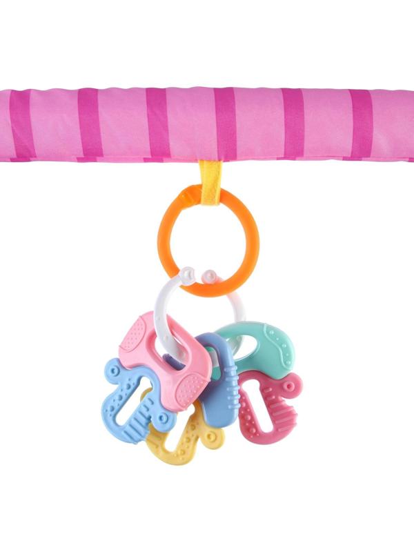 Дуга игровая мягкая на коляску/кроватку «Замочек», 46 - 68 см