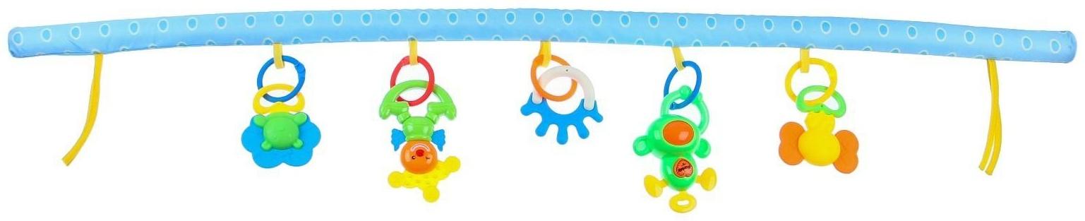 Дуга игровая мягкая на коляску/кроватку «Слоник», р-р 46-80, цвет МИКС