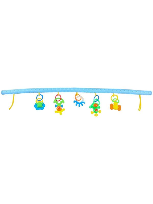 Дуга игровая мягкая на коляску/кроватку «Слоник», р-р 46-80, цвет МИКС