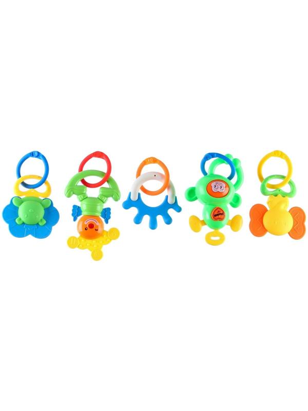 Дуга игровая мягкая на коляску/кроватку «Слоник», р-р 46-80, цвет МИКС