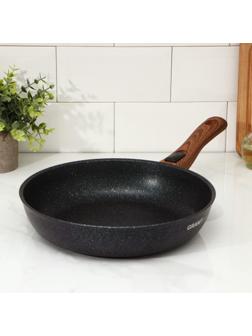 Сковорода Granit ultra blue, d=28 cм, съёмная ручка, антипригарное покрытие, цвет чёрный