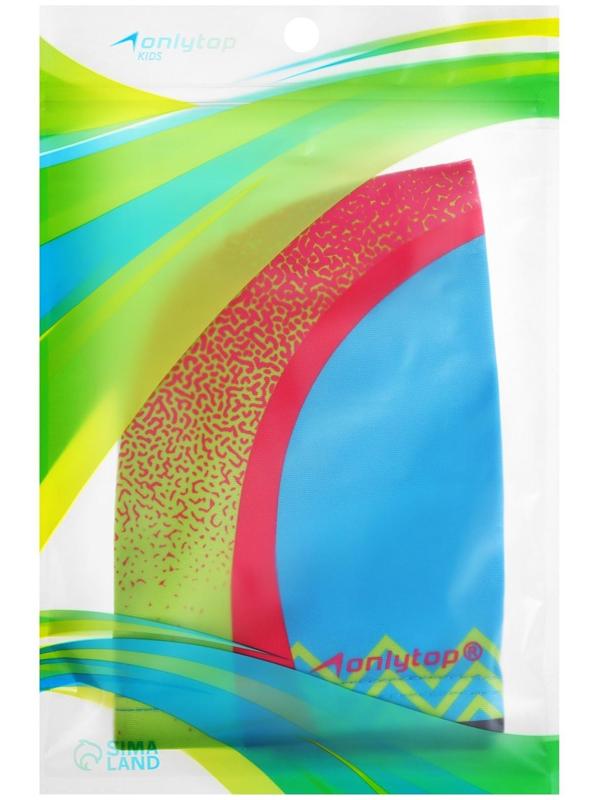 Шапочка для плавания детская, тканевая, обхват 46-52 см