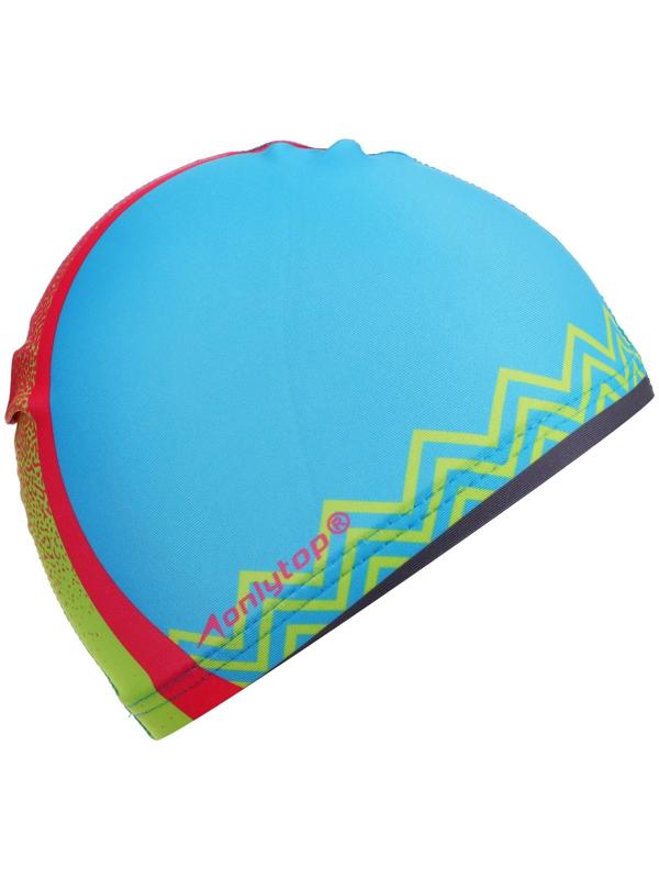 Шапочка для плавания детская, тканевая, обхват 46-52 см