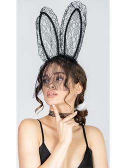 Карнавальный набор «Я твоя зайка», ободок-ушки, чокер, хвостик