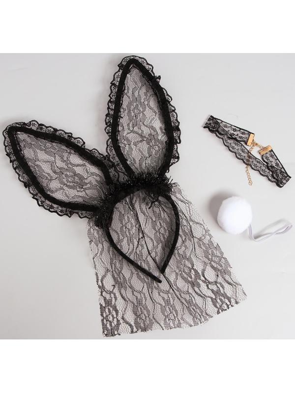 Карнавальный набор «Я твоя зайка», ободок-ушки, чокер, хвостик