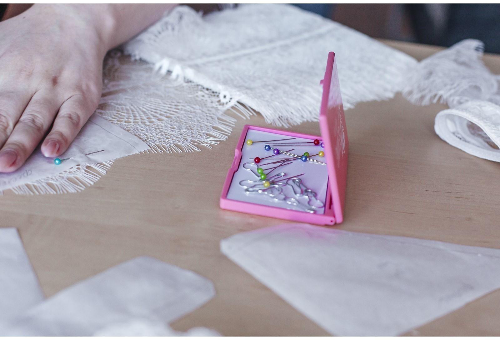 Набор булавок: портновские, с круглым концом, английские, 422 шт, цвет разноцветный