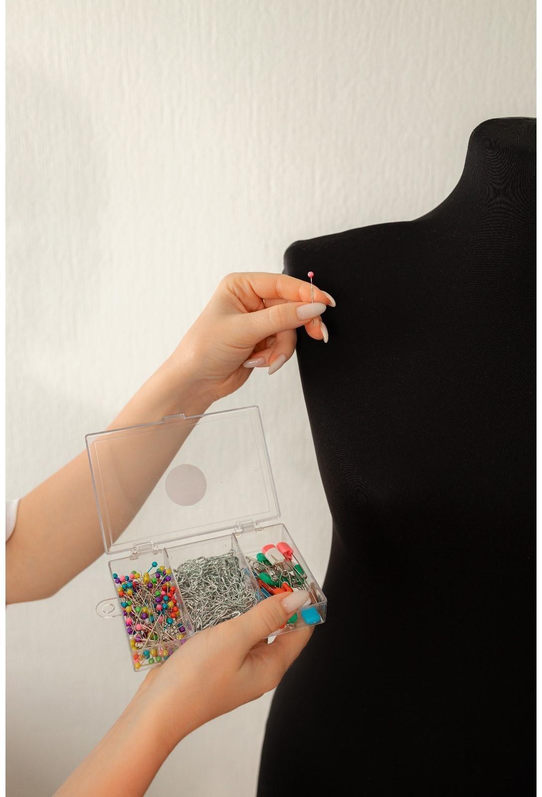 Набор булавок: портновские, с круглым концом, английские, 422 шт, цвет разноцветный