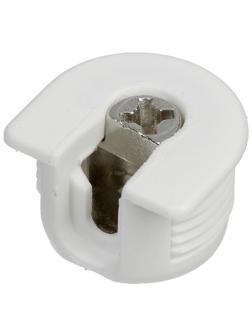 Эксцентрик усиленный, диаметр 20 мм, пластиковый, белый   2809304